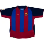 FC Barcelona Camiseta 2003 2004 Retro - FC Barcelona Fotbollströja 25/26 | trojzonen