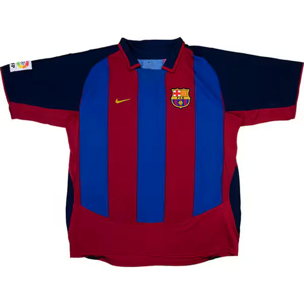 FC Barcelona Camiseta 2003 2004 Retro - FC Barcelona Fotbollströja 25/26 | trojzonen