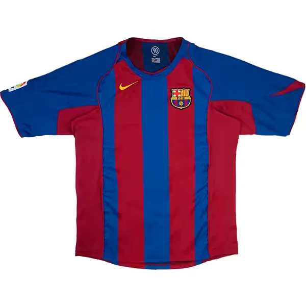 FC Barcelona Camiseta 2004 2005 Retro - FC Barcelona Fotbollströja 25/26 | trojzonen
