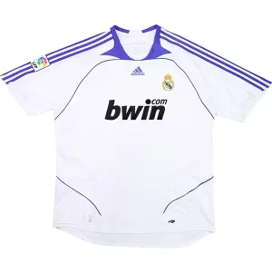 Real Madrid Camiseta 2007 2008 Retro - Real Madrid Fotbollströja | trojzonen