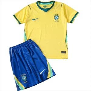 Brasilien Barn Matchställ 2026 - Brasilien Barn Fotbollströja | trojzonen