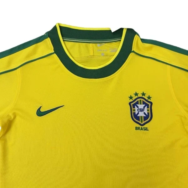 Brasilien Dam Tröja Retro - Brasilien Dam Tröja 25/26 | trojzonen