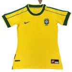 Brasilien Dam Tröja Retro - Brasilien Dam Tröja 25/26 | trojzonen