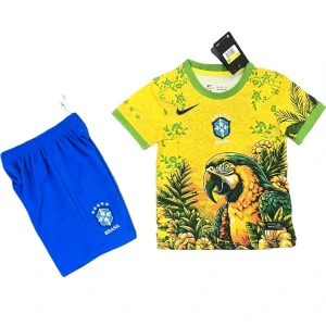 Brasilien Barn Matchställ 2026 - Brasilien Barn Fotbollströja | trojzonen
