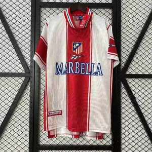 Atlético De Madrid Camiseta 2000 Retro - Atlético Madrid Tröja | trojzonen