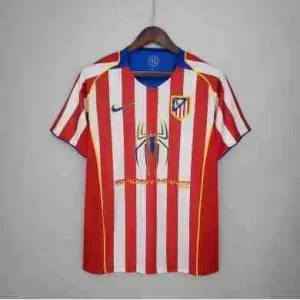 Atlético De Madrid Camiseta 2004 2005 Retro - Atlético Madrid Tröja | trojzonen