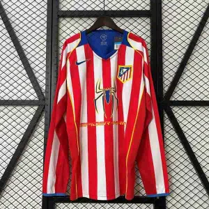 Atlético De Madrid Camiseta 2004 2005 Retro - Atlético Madrid Tröja | trojzonen