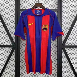 FC Barcelona Camiseta 2004 2005 Retro - FC Barcelona Fotbollströja 25/26 | trojzonen
