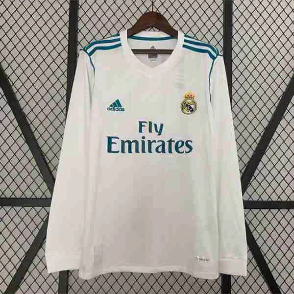 Real Madrid Camiseta 2017 2018 Retro - Real Madrid Fotbollströja | trojzonen