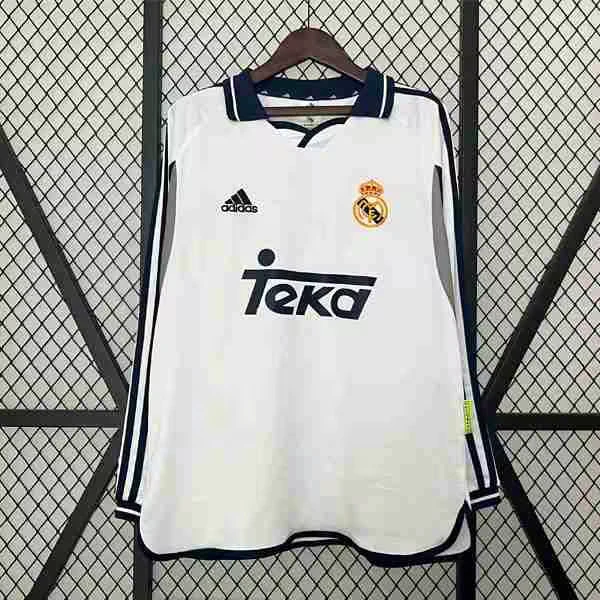Real Madrid Camiseta 2000 2001 Retro - Real Madrid Fotbollströja | trojzonen