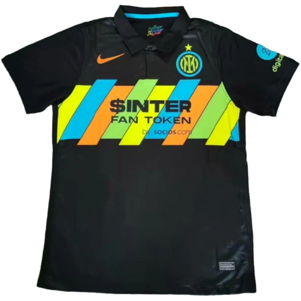 Inter Milan Tröja 2021 2022 Retro - Inter Milan Retro Tröja | trojzonen