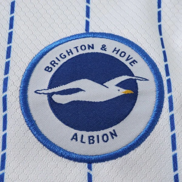 Brighton & Hove Albion Barn Matchställ 2026 2027 Vit - Brighton & Hove Albion Barn Billig | trojzonen