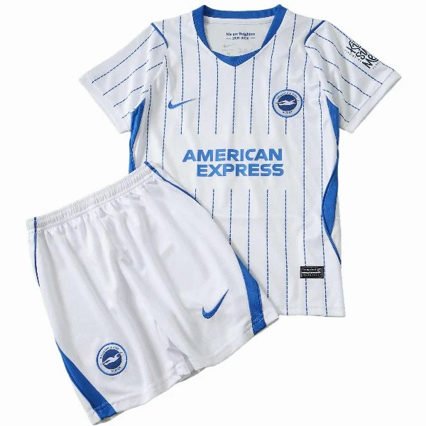 Brighton & Hove Albion Barn Matchställ 2026 2027 Vit - Brighton & Hove Albion Barn Billig | trojzonen