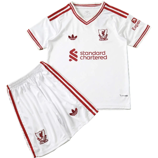 Liverpool Barn Matchställ 2026 2027 Vit - Liverpool Barn Billig | trojzonen