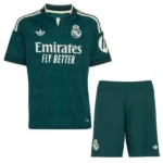 Real Madrid Barn Matchställ 2026 2027 Grön - Fotbollströja Real Madrid Barn | trojzonen