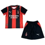 AC Milan Barn Matchställ 2026 2027 Röd - Ac Milan Kläder Barn | trojzonen