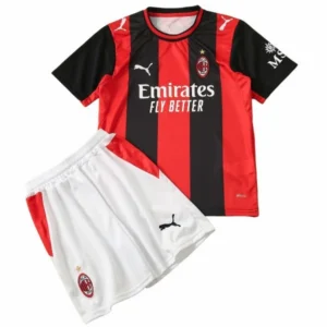 AC Milan Barn Matchställ 2026 2027 Röd - Ac Milan Kläder Barn | trojzonen