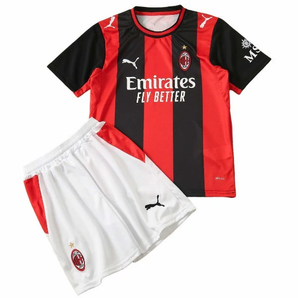AC Milan Barn Matchställ 2026 2027 Röd - Ac Milan Kläder Barn | trojzonen