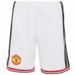 Manchester United Shorts 2026 2027 Vit - Fotbollströja Manchester United | trojzonen