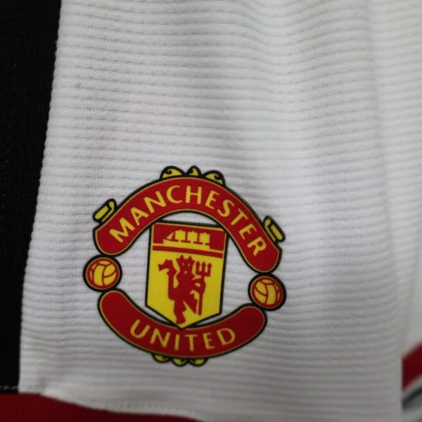 Manchester United Shorts 2026 2027 Vit - Fotbollströja Manchester United | trojzonen