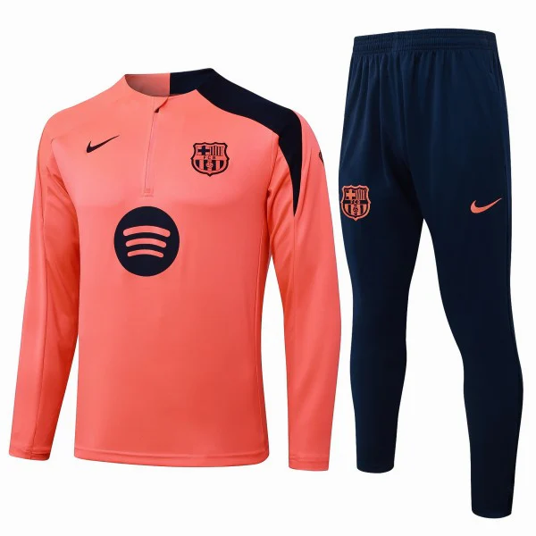 FC Barcelona Barn Matchställ 2025 2026 Orange - Fc Barcelona Barn Kläder | trojzonen
