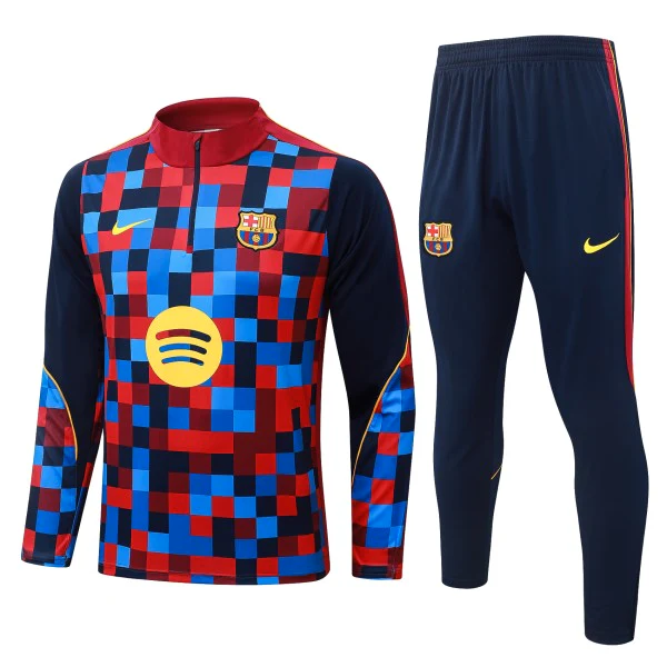 FC Barcelona Barn Matchställ 2026 2027 Röd - Fc Barcelona Barn Kläder | trojzonen