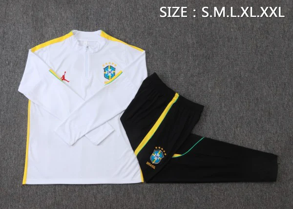 Brasilien Matchställ 2026 Vit - Brasilien Billig | trojzonen