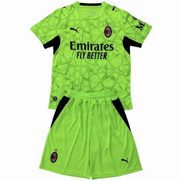 AC Milan Barn Matchställ 2026 2027 Grön - Ac Milan Kläder Barn | trojzonen