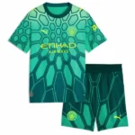 Manchester City Barn Matchställ 2026 2027 Grön - Fotbollströja Manchester City Barn | trojzonen