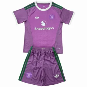 Manchester United Barn Matchställ 2026 2027 Lila - Fotbollströja Manchester United Barn | trojzonen