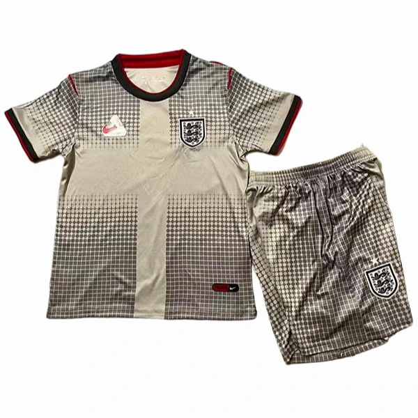 England Barn Matchställ 2026 Grå - Fotbollströja England Barn | trojzonen