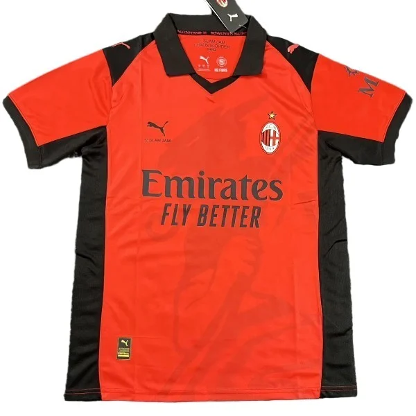AC Milan Tröja 2025 2026 Röd - Tröja Ac Milan | trojzonen