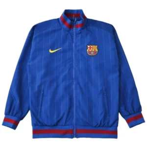 FC Barcelona Vindjacka 2026 2027 Blå - Top Fc Barcelona | trojzonen